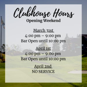 Dining Room Hours - April 1st
