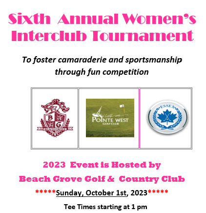 Ladies InterClub @ Beach Grove Golf & Country Club