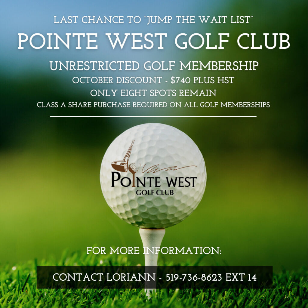 "Jump the 2024 Wait List" @ Pointe West Golf Club